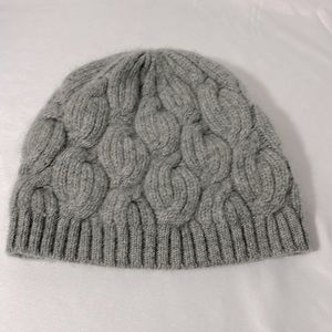 Nordstrom women’s Cashmere gray beanie.